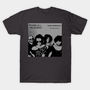 Blank Generation 1977 New York Punk Throwback T-Shirt